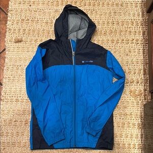 Youth Columbia Blue and Black Hooded Jacket